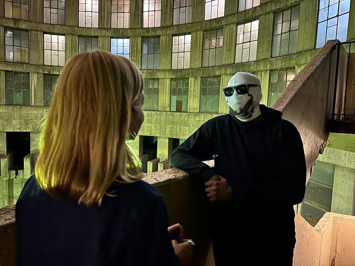 Investigating an abandoned building